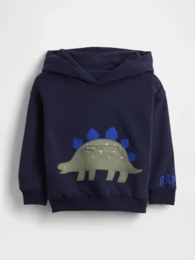 Mikina s kapucí Vintagesoft Dino-Pocket pro miminka a Batolata