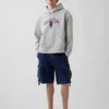 Mikina s kapucí Vintagesoft Oversized Americana Logo