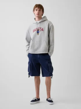 Mikina s kapucí Vintagesoft Oversized Americana Logo