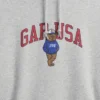 Mikina s kapucí Vintagesoft Oversized Americana Logo