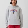 Mikina s kapucí Vintagesoft Oversized Americana Logo