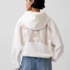 Mikina s kapucí Vintagesoft Oversized Crop Logo