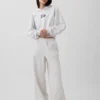 Mikina s kapucí Vintagesoft Oversized Crop Logo