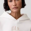 Mikina s kapucí Vintagesoft Oversized Crop Logo