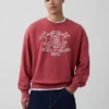 Mikina s logem Keith Haring z těžkého materiálu