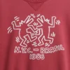 Mikina s logem Keith Haring z těžkého materiálu