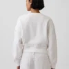 Mikina Vintagesoft Oversized Eyelet Crop