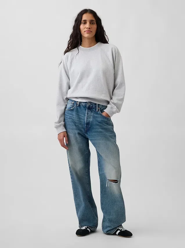 Mikina Vintagesoft Terry Raglan