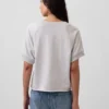 Mikina Vintagesoft Terry s oversized výstřihem do V
