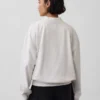 Mikina Vintagesoft Terry s vysokým límcem a logem v oversized střihu