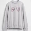 Mikina Vintagesoft Terry s vysokým límcem a logem v oversized střihu