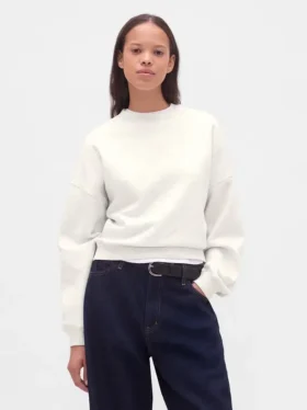 Mikina Vintagesoft Wedge s kulatým výstřihem