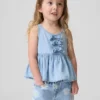 Miminka a Batolata džínové tílko s mašlí