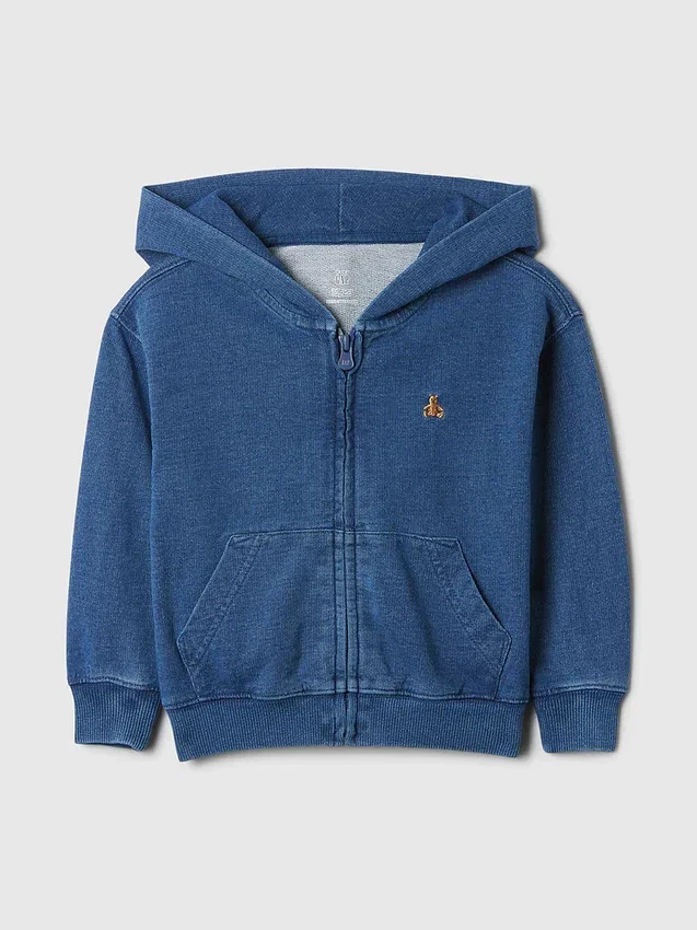 Miminka a Batolata mikina s kapucí Vintagesoft Relaxed Zip