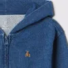 Miminka a Batolata mikina s kapucí Vintagesoft Relaxed Zip