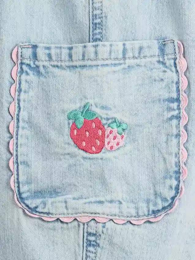 Miminka a Batolata Strawberry Pull-On Barrel Cargo džíny