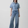 Mimořádně měkká džínová košile v oversized střihu