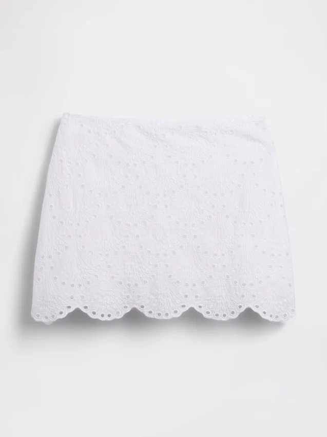 Mini sukně s očky