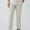 Moderní rovné khaki kalhoty