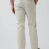 Moderní rovné khaki kalhoty