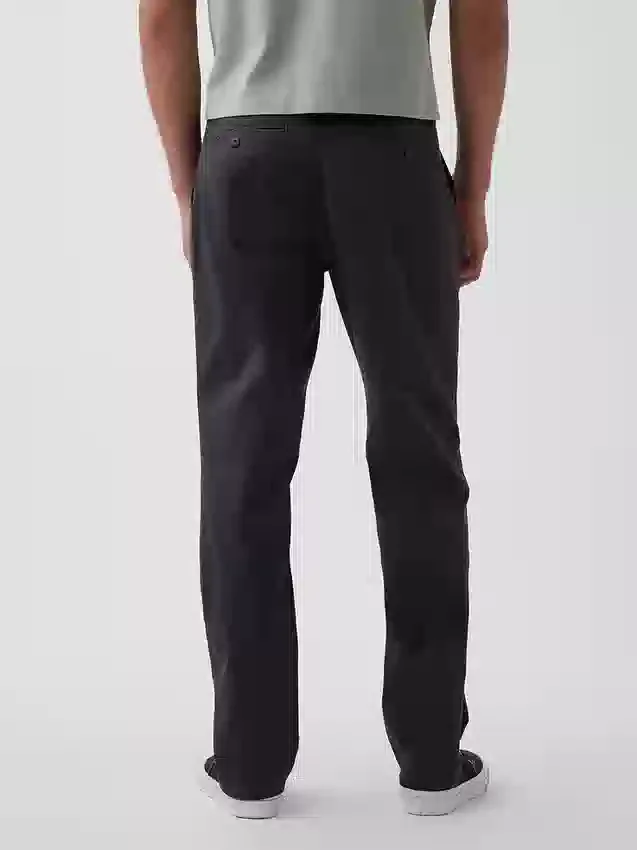 Moderní rovné khaki kalhoty