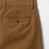 Moderní rovné khaki kalhoty