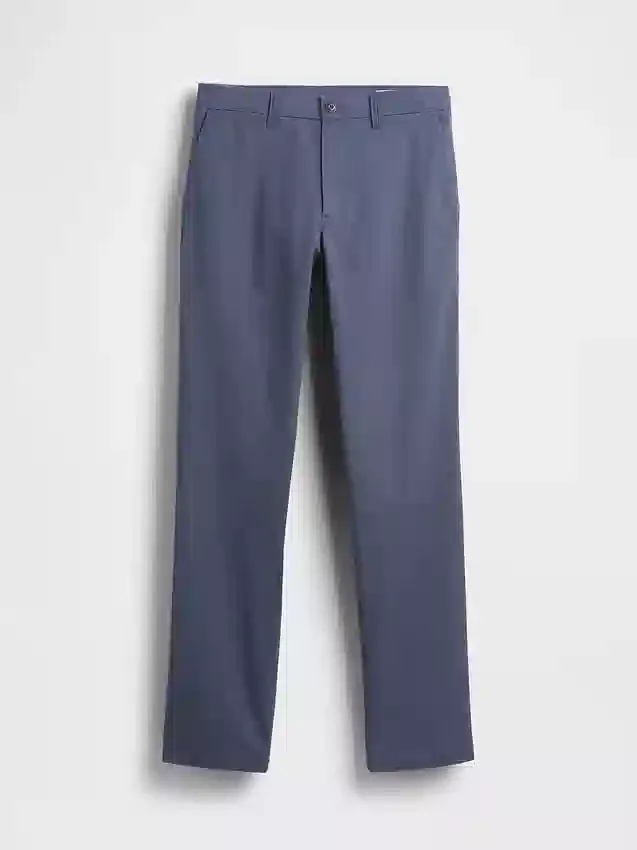 Moderní rovné khaki kalhoty