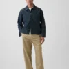 Moderní volné khaki kalhoty