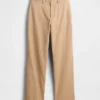 Moderní volné khaki kalhoty ve stylu 90. let