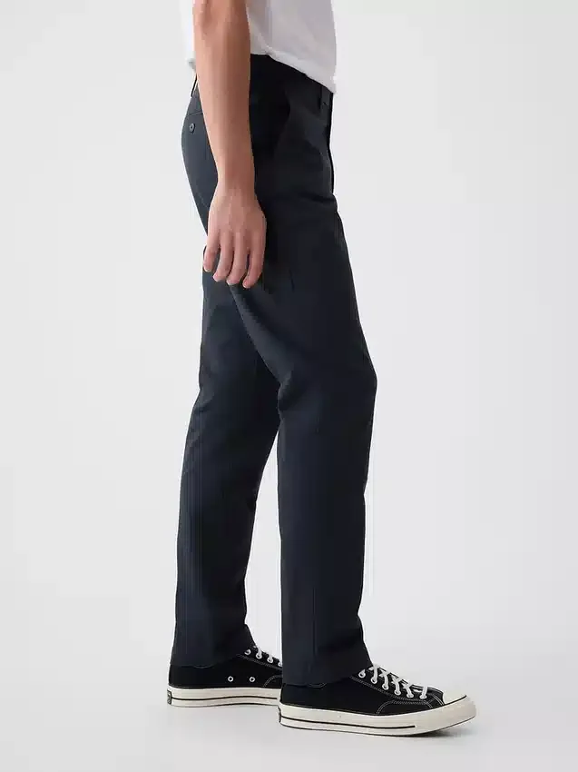 Moderní zúžené khaki kalhoty