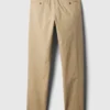 Moderní zúžené khaki kalhoty