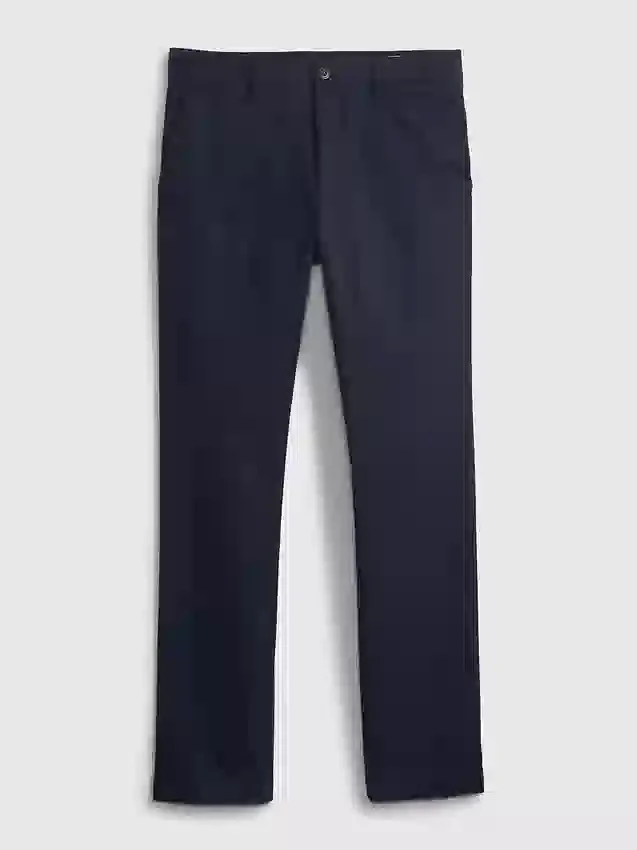 Moderní zúžené khaki kalhoty
