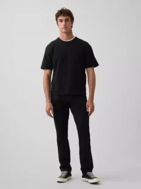 Moderní úzké khaki kalhoty