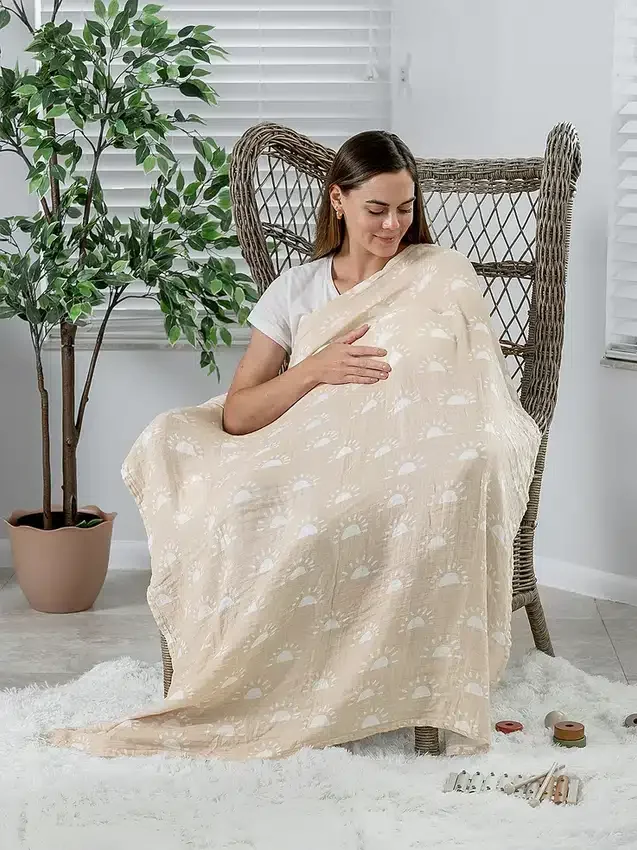 Mušelínová zavinovací deka Comfy Cubs