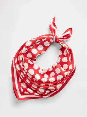 Nadměrná bandana ze 100 % hedvábí