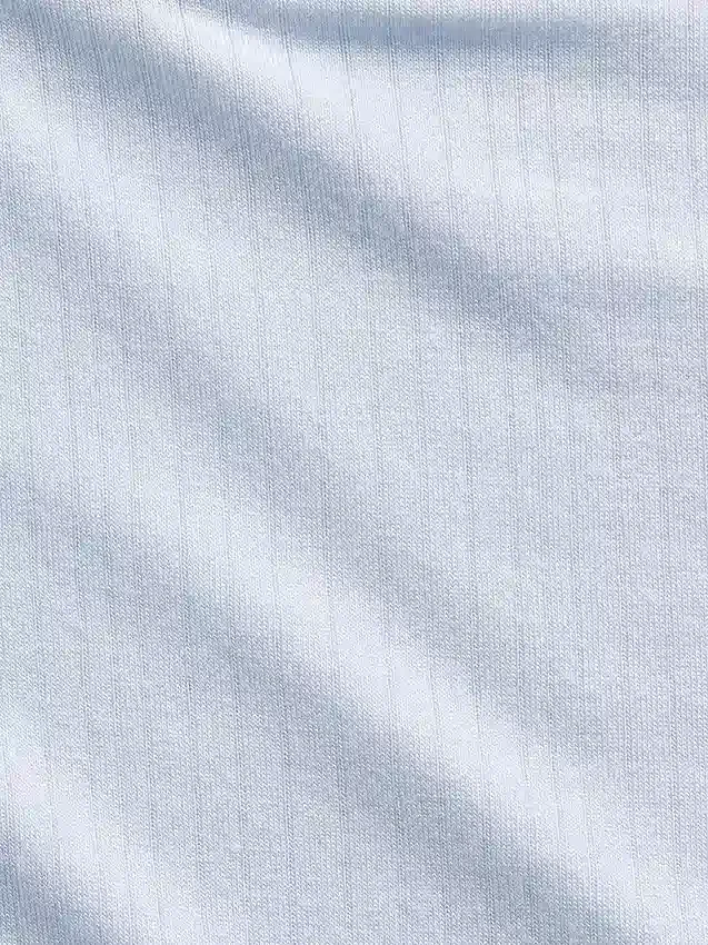 Nejměkčí modalové žebrované pyžamové Tričko