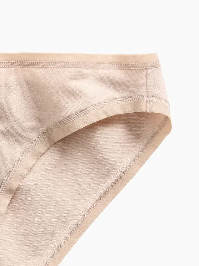 Nejměkčí organické strečové bavlněné kalhotky typu cheeky