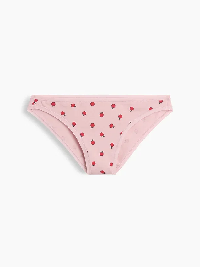 Nejměkčí organické strečové bavlněné kalhotky typu cheeky