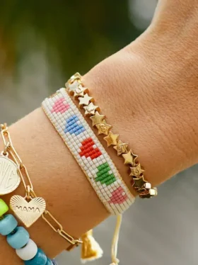 Náramek Hart Rainbow Hearts