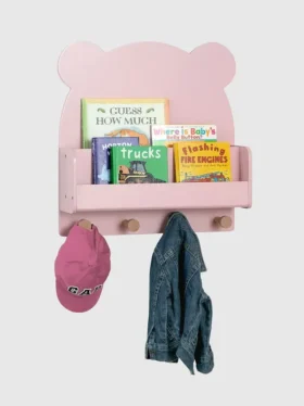 Nástěnná police babyGap Brannan Bear se 4 háčky