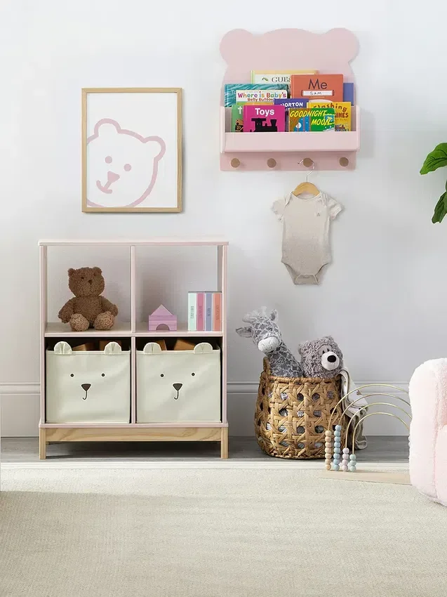 Nástěnná police babyGap Brannan Bear se 4 háčky