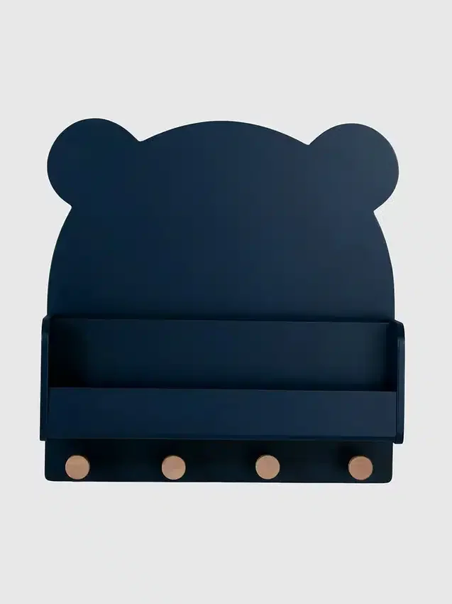 Nástěnná police babyGap Brannan Bear se 4 háčky