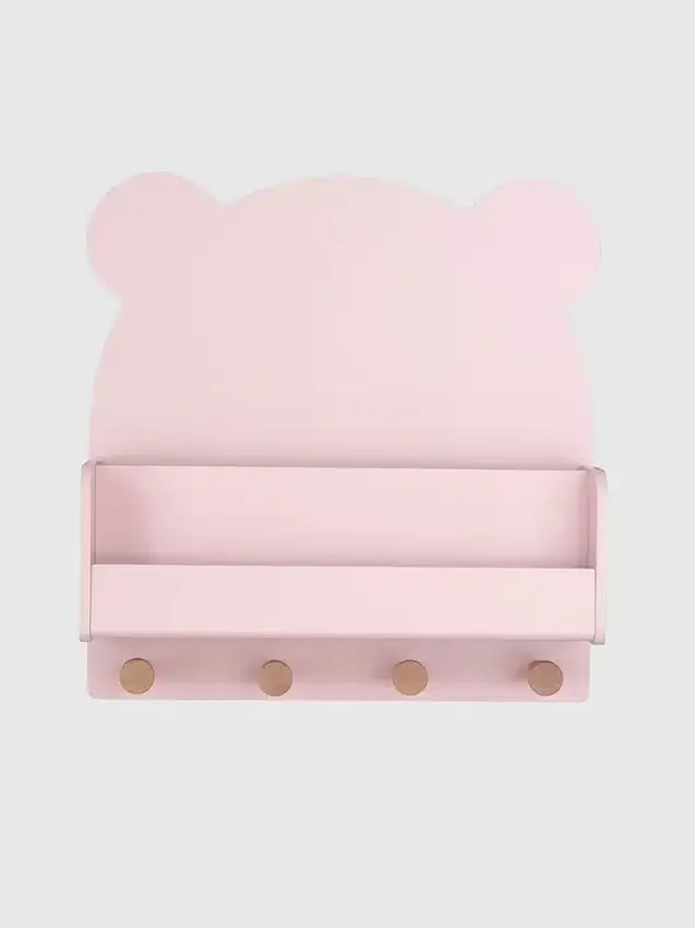 Nástěnná police babyGap Brannan Bear se 4 háčky