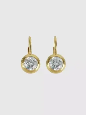 Náušnice Hart Bezel Drop