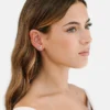 Náušnice Pierced Co Heart Duo se šroubovým uzávěrem