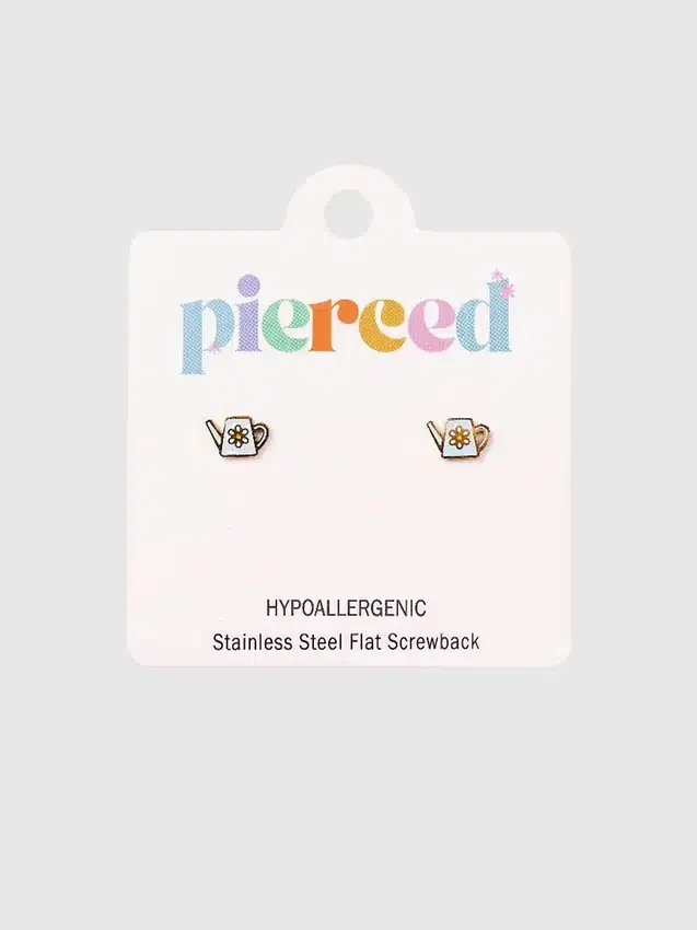 Náušnice Pierced Co ve tvaru konevky se šroubovým uzávěrem