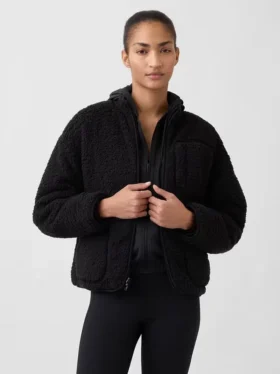 Oboustranná bunda GapFit Sherpa