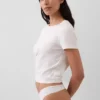 Organické strečové bavlněné tanga, která nejsou vidět