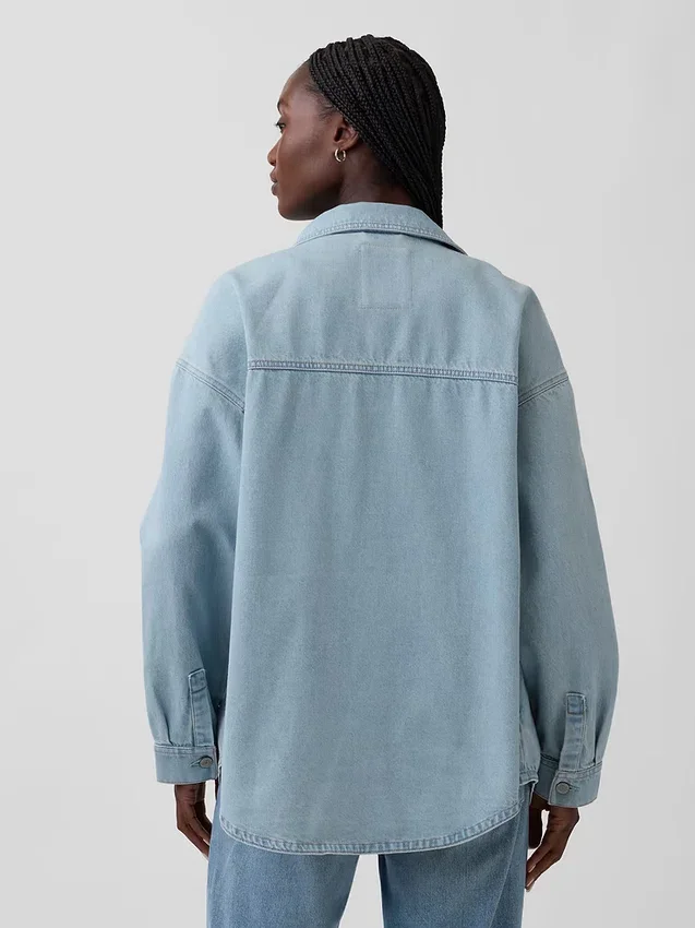 Oversized džínová košile