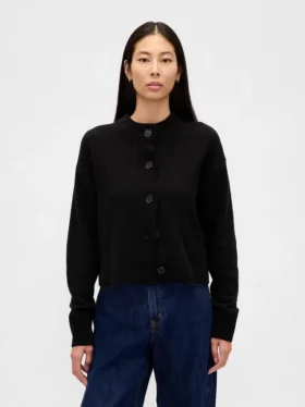 Oversized hrubě pletený kardigan CashSoft